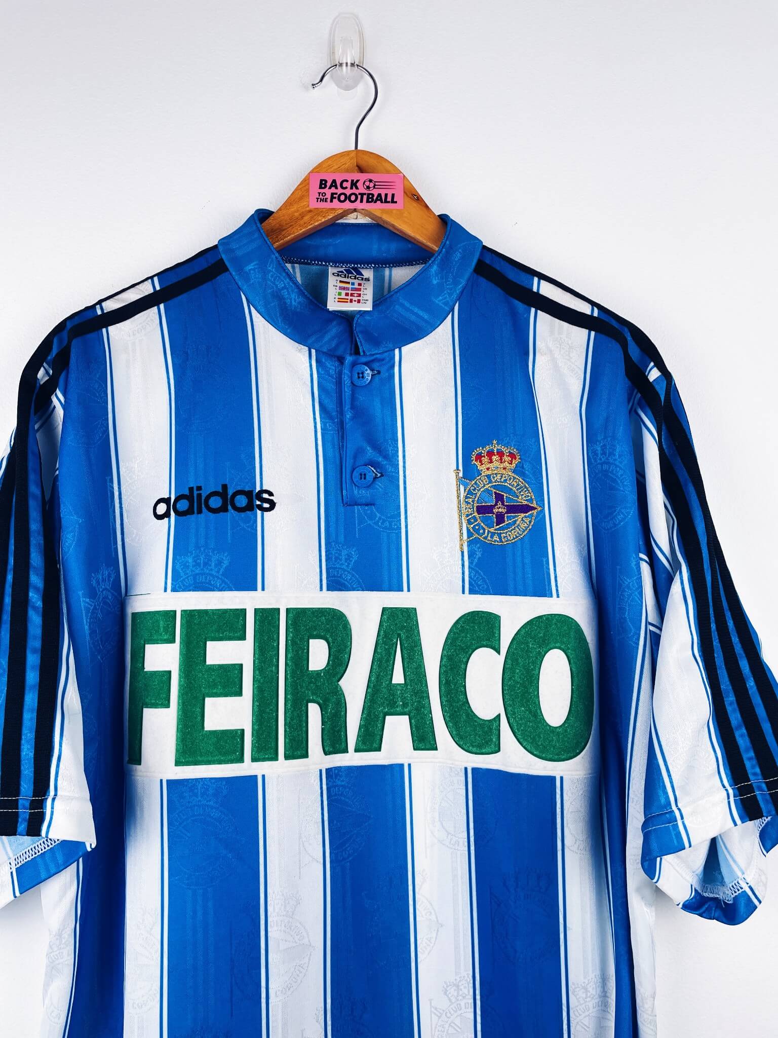 maillot vintage domicile Deportivo la Corogne 1997/1998