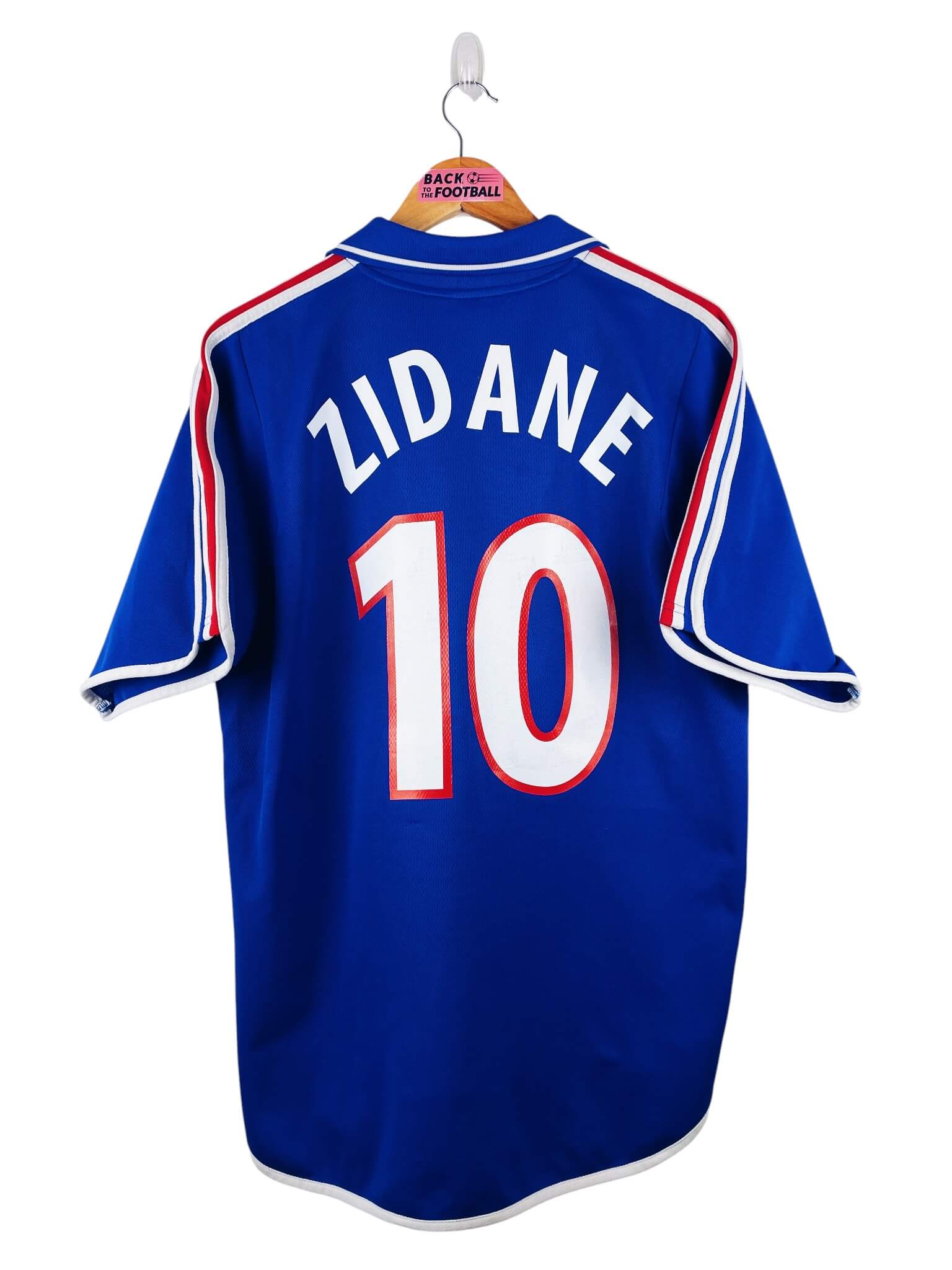 maillot vintage domicile équipe de France 2000 floqué Zidane #10