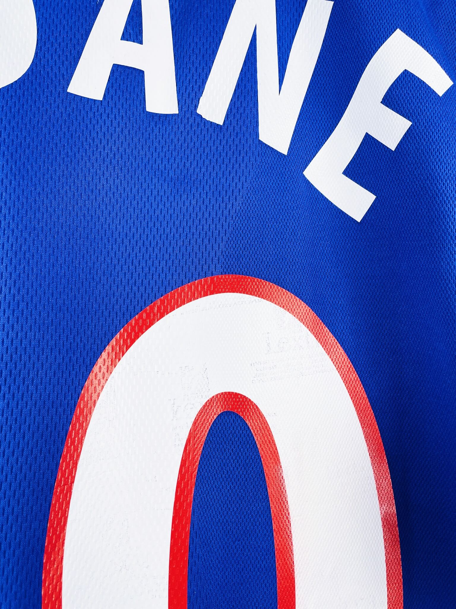 maillot vintage domicile équipe de France 2000 floqué Zidane #10