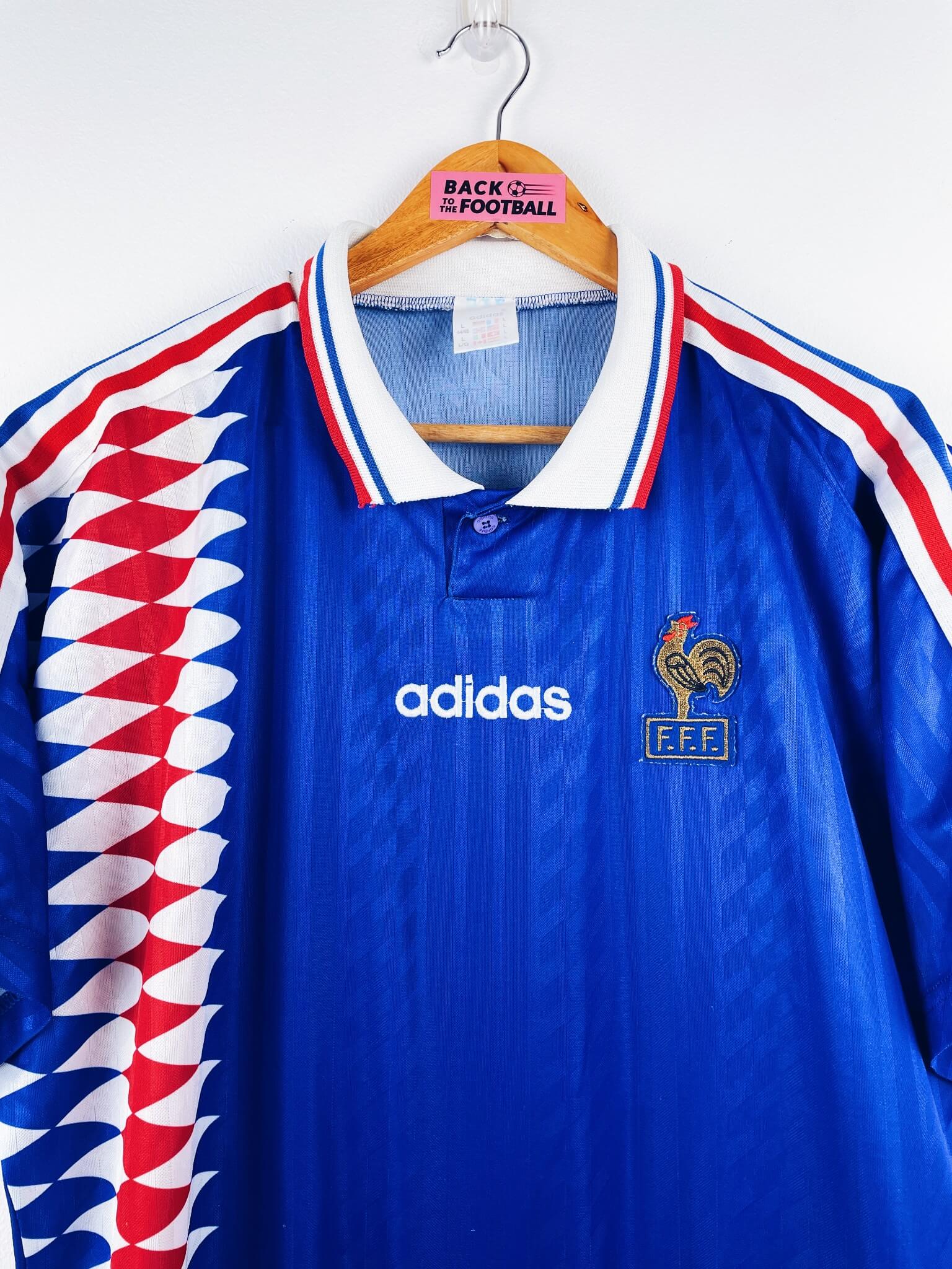 maillot vintage domicile équipe de France 1994