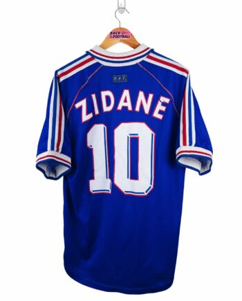 maillot vintage domicile équipe de France 1998 floqué Zidane #10