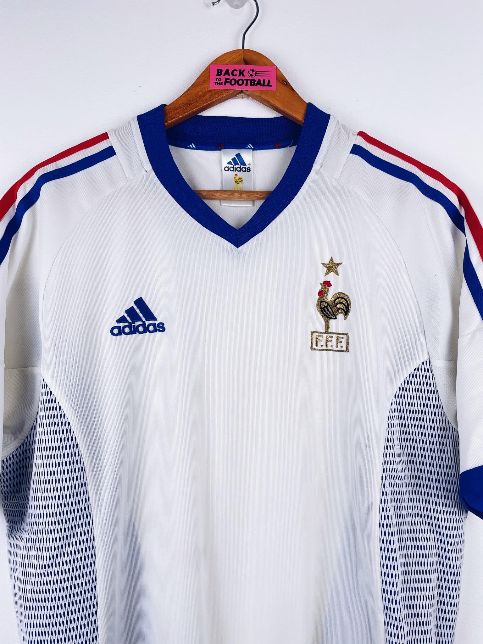 maillot vintage extérieur équipe de France 2002