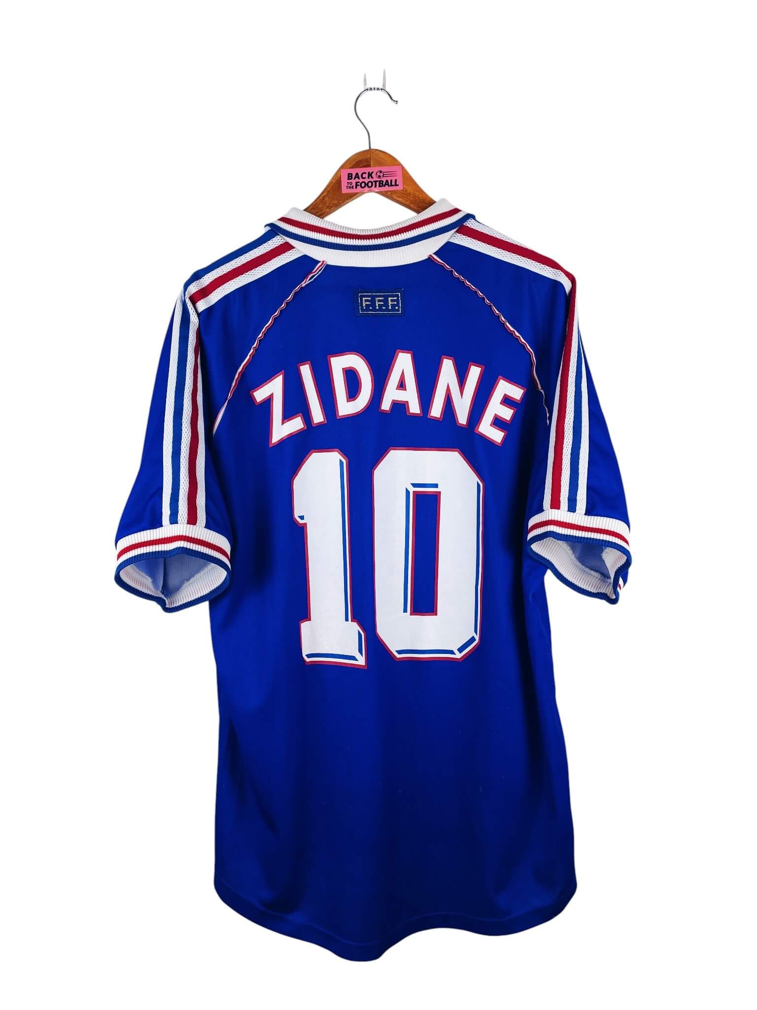 maillot vintage domicile France 1998 floqué Zidane #10