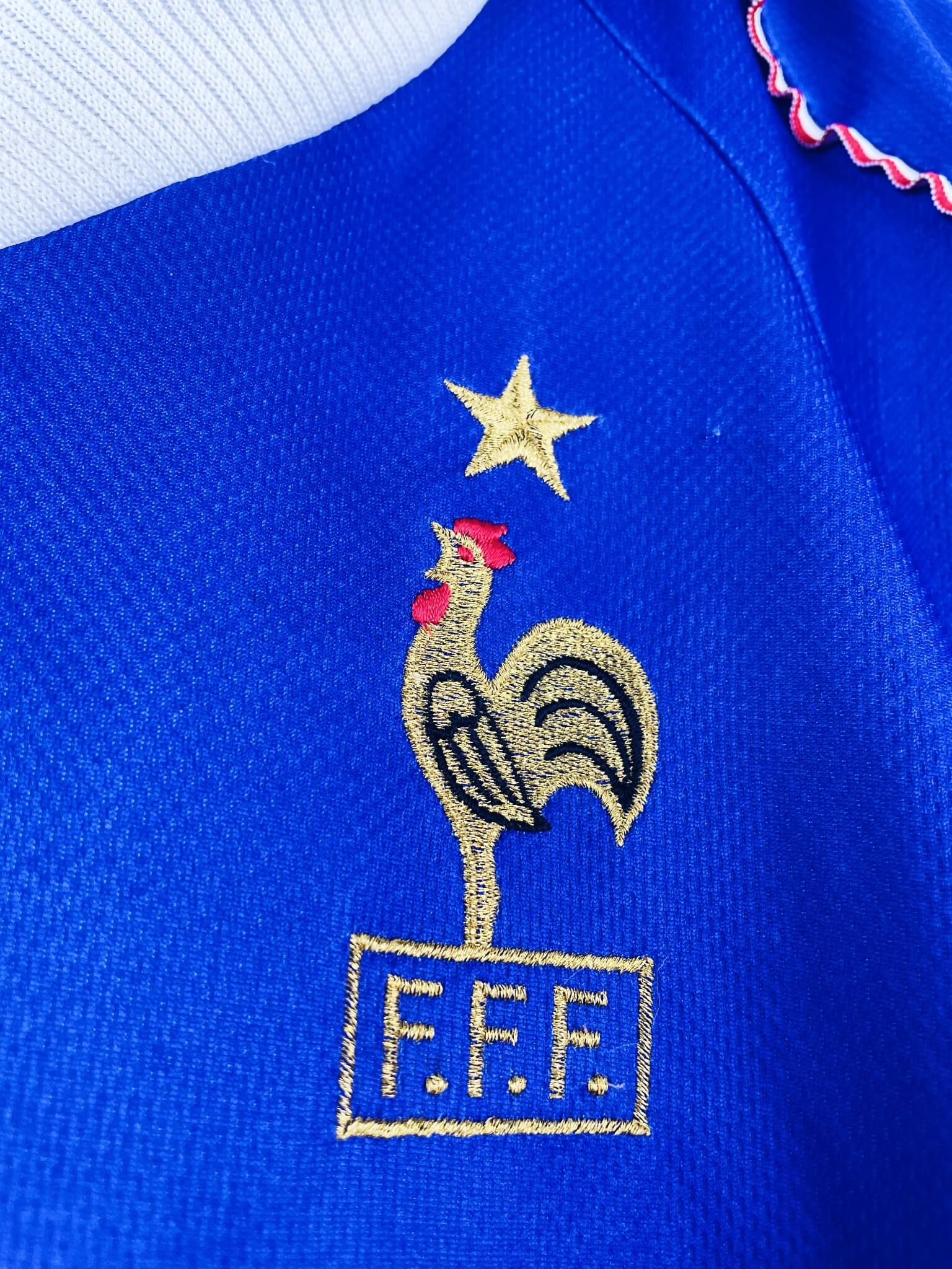 maillot vintage domicile France 1998 floqué Zidane #10