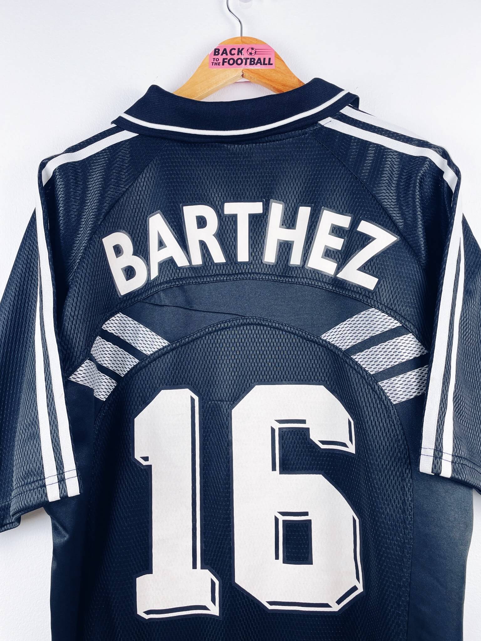 maillot vintage gardien équipe de France 1998 floqué Barthez #16