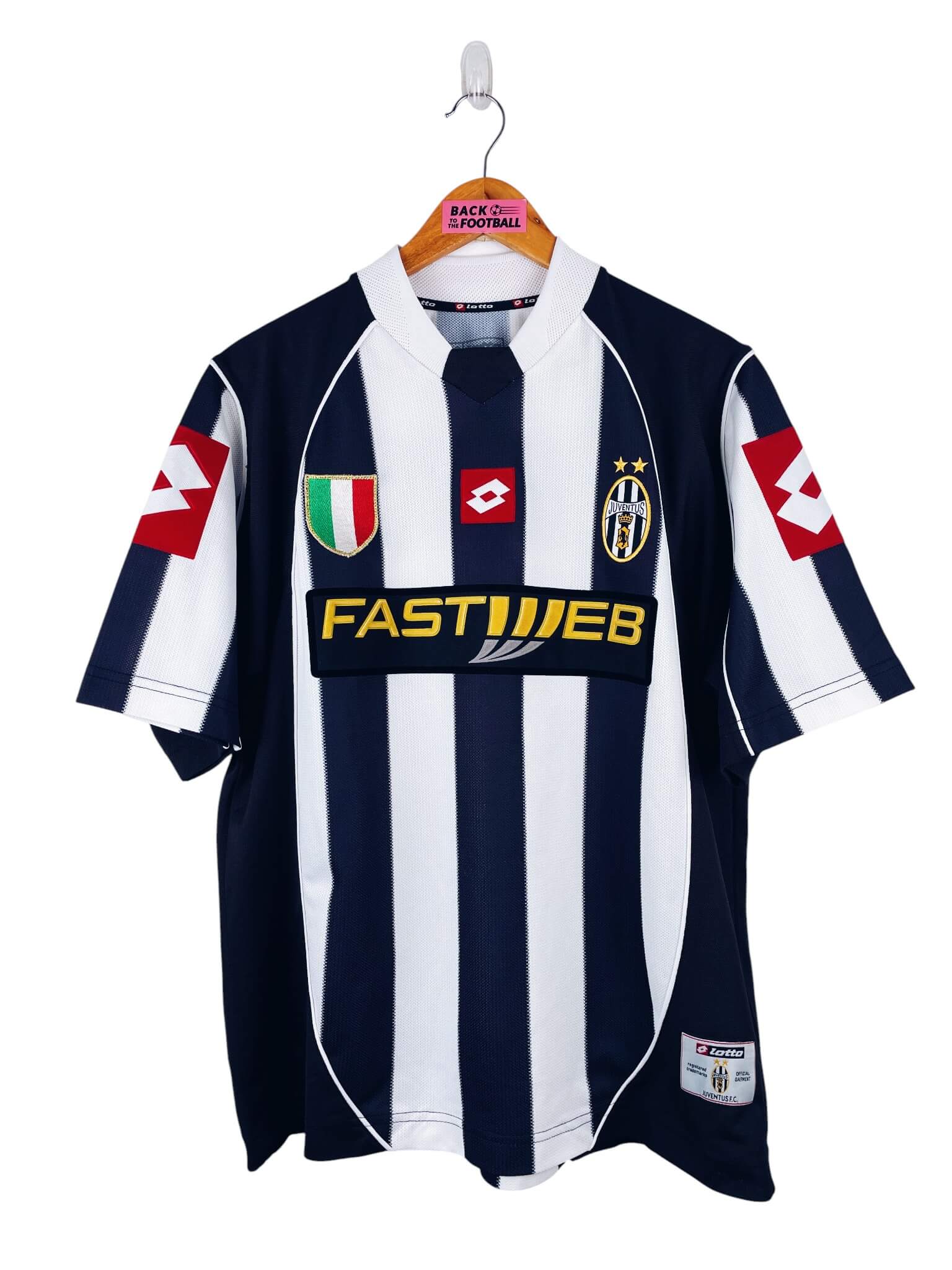 maillot vintage domicile Juventus 2002/2003 floqué Trezeguet #17