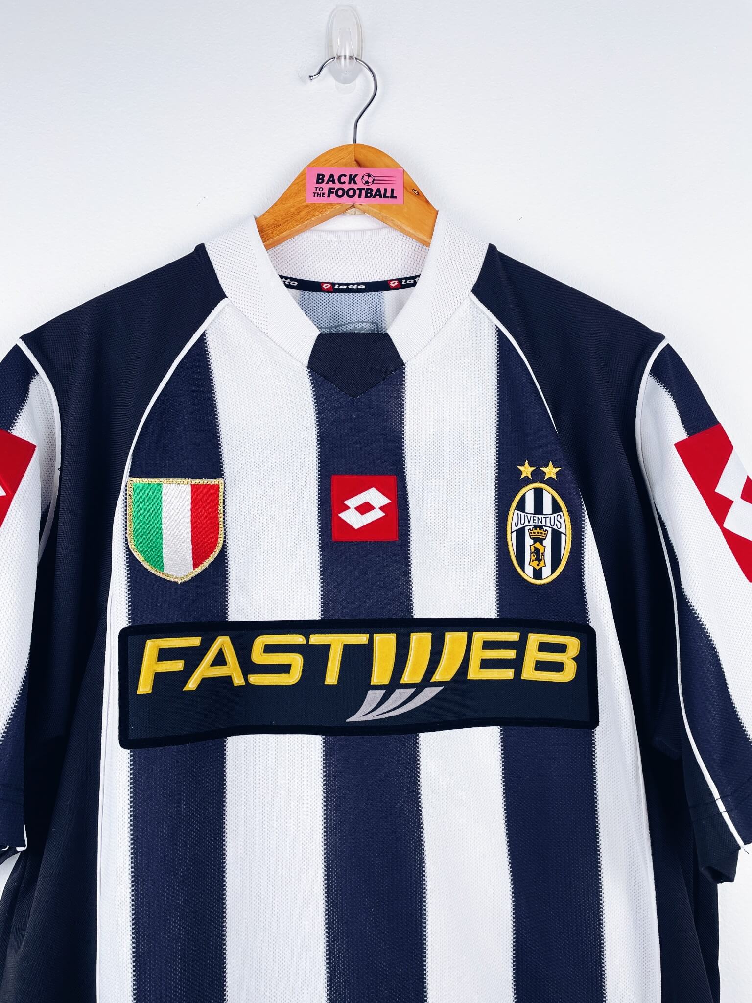maillot vintage domicile Juventus 2002/2003 floqué Trezeguet #17
