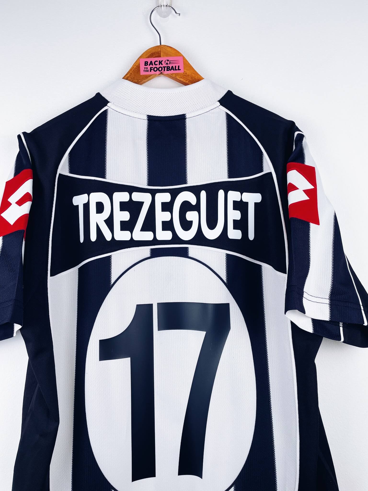 maillot vintage domicile Juventus 2002/2003 floqué Trezeguet #17