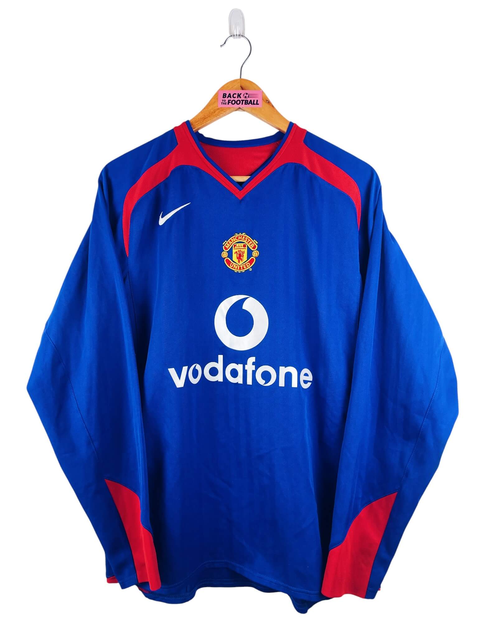 maillot vintage extérieur Manchester United 2005/2006 manches longues floqué Ronaldo #7