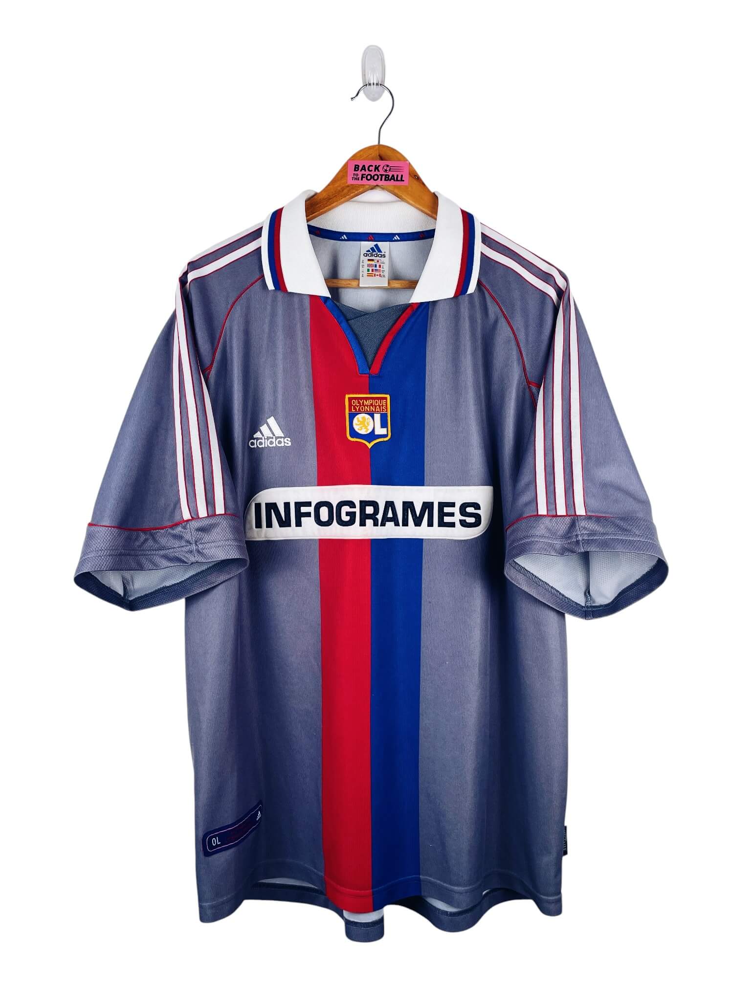 maillot vintage extérieur OL 2000/2001