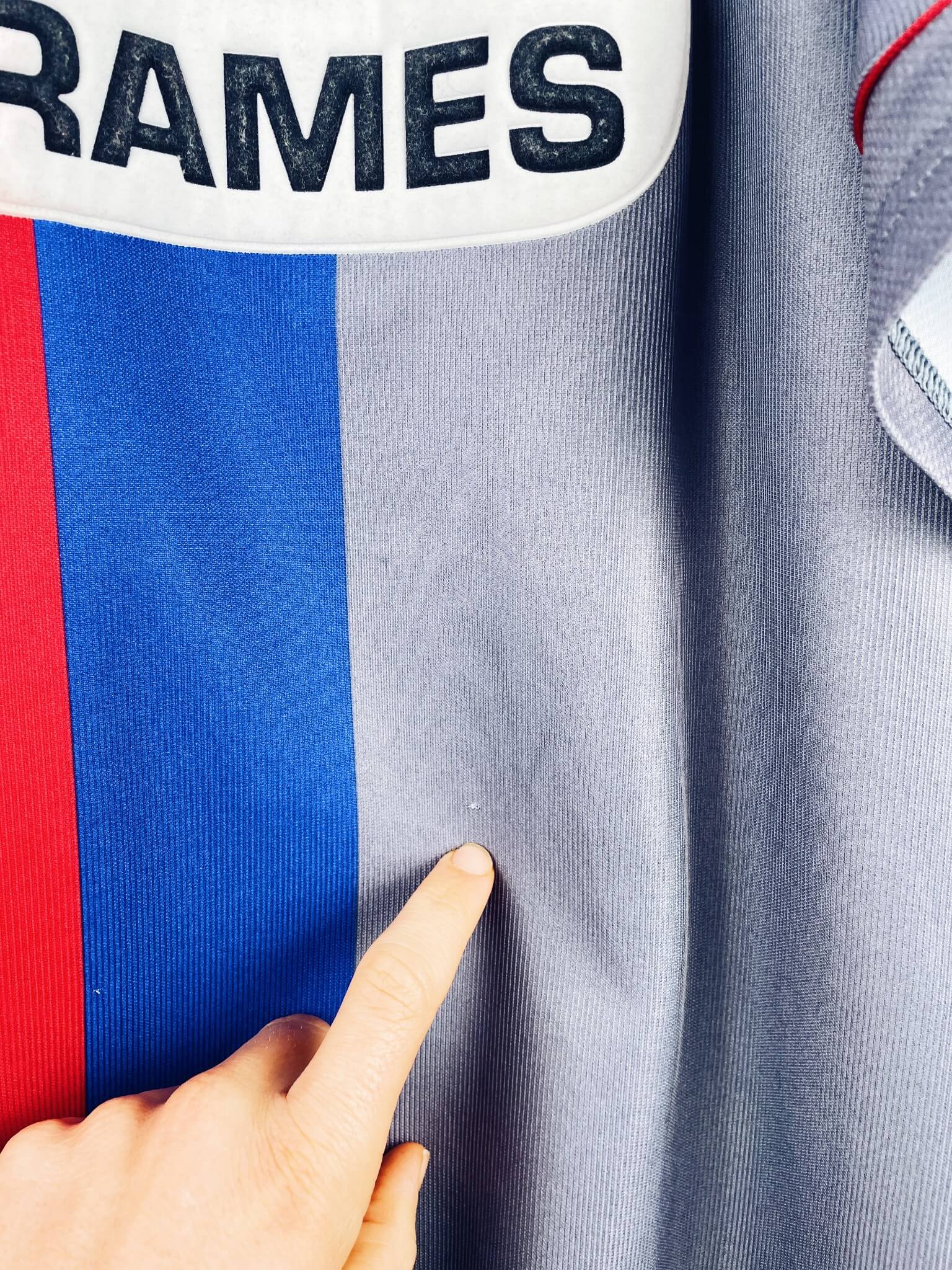 maillot vintage extérieur OL 2000/2001