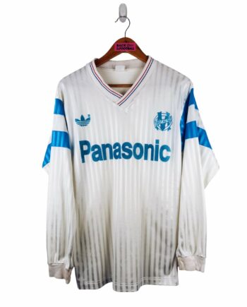 maillot vintage domicile OM 1989/1991 manches longues