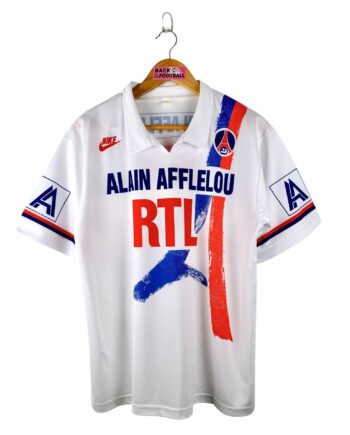 maillot vintage domicile PSG 1990/1991 floqué du numéro 7