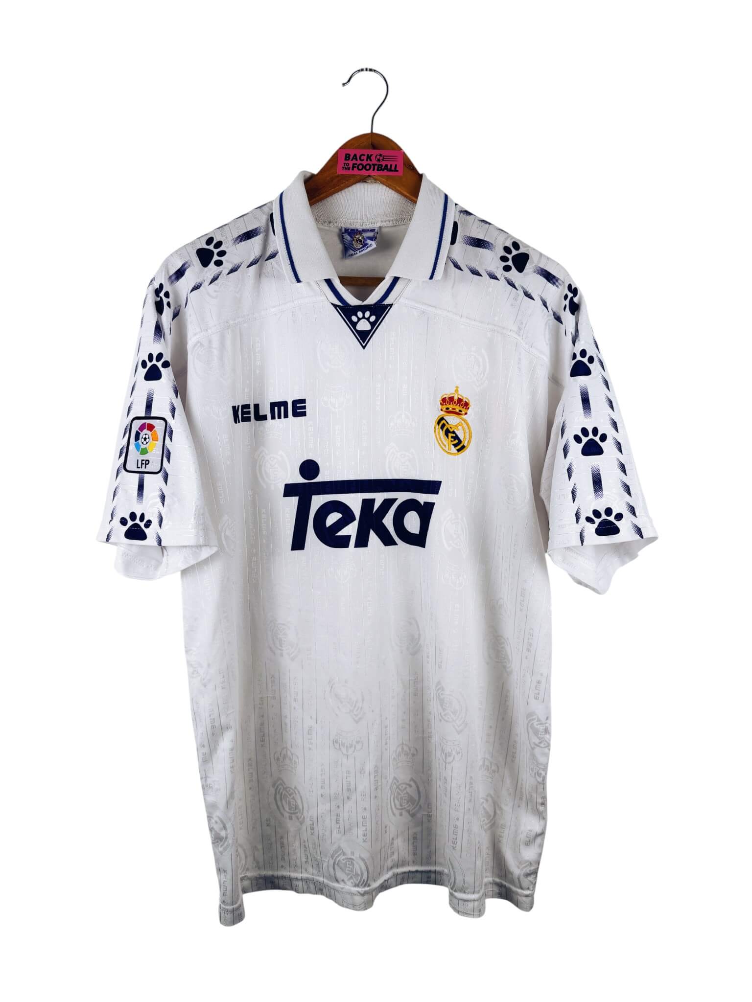 maillot vintage domicile Real Madrid 1996/1997