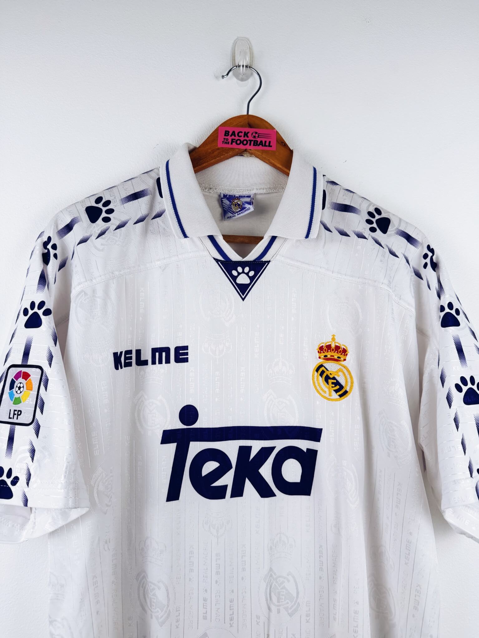 maillot vintage domicile Real Madrid 1996/1997