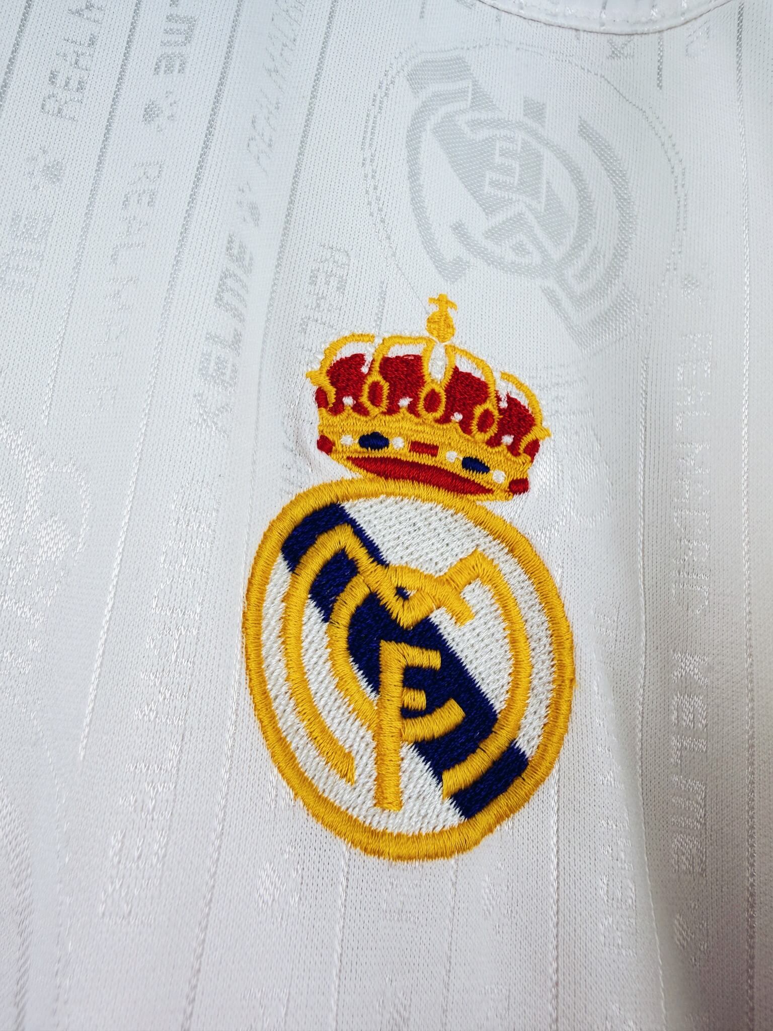 maillot vintage domicile Real Madrid 1996/1997