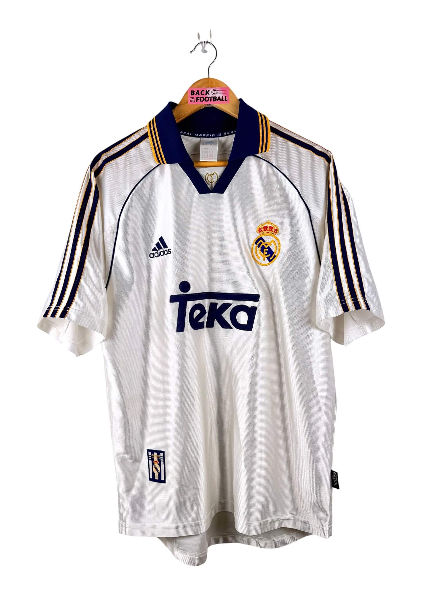 maillot vintage domicile Real Madrid 1998/2000