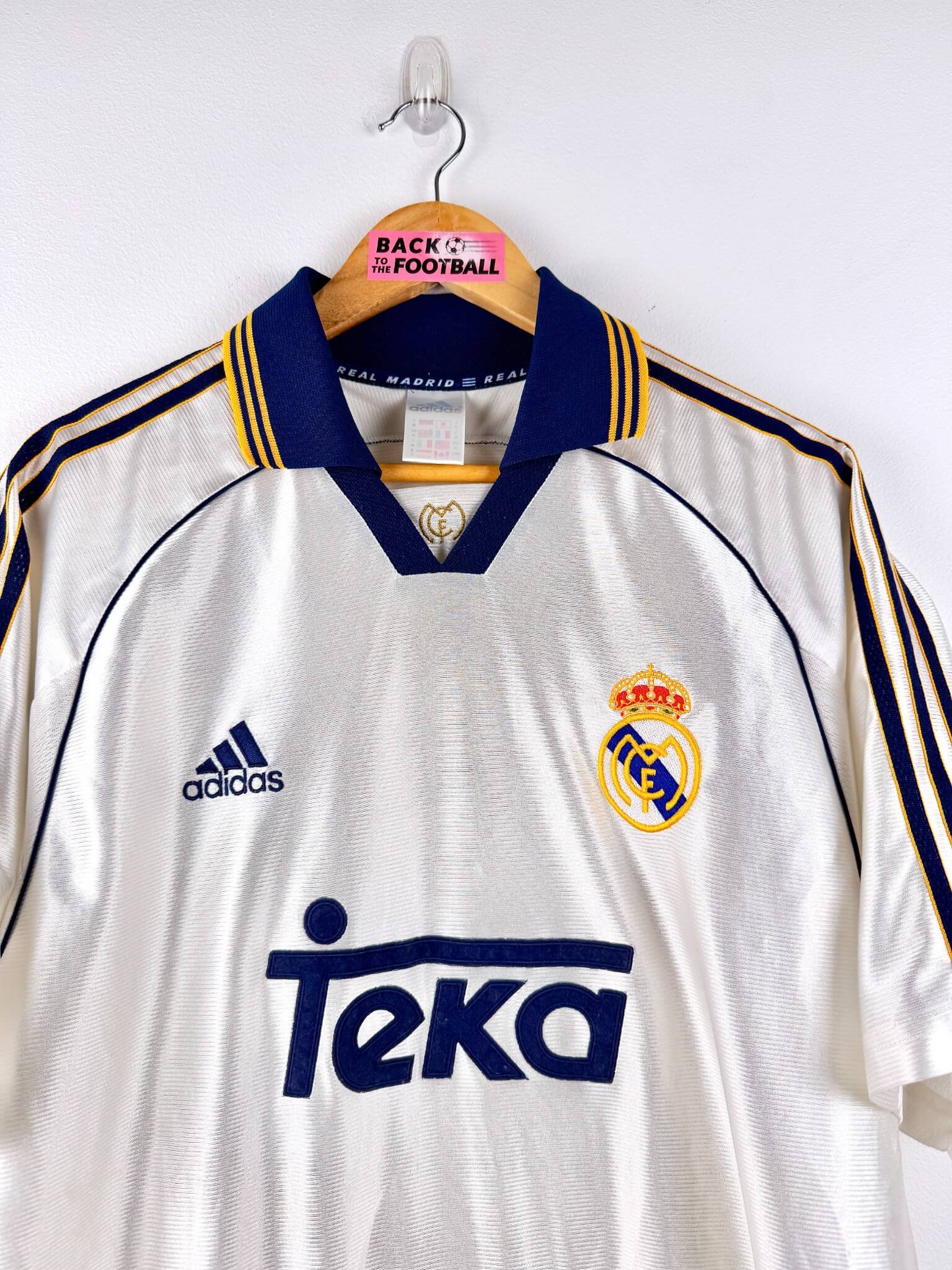 maillot vintage domicile Real Madrid 1998/2000