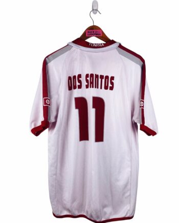 maillot vintage domicile Tunisie 2004 floqué Dos Santos #11