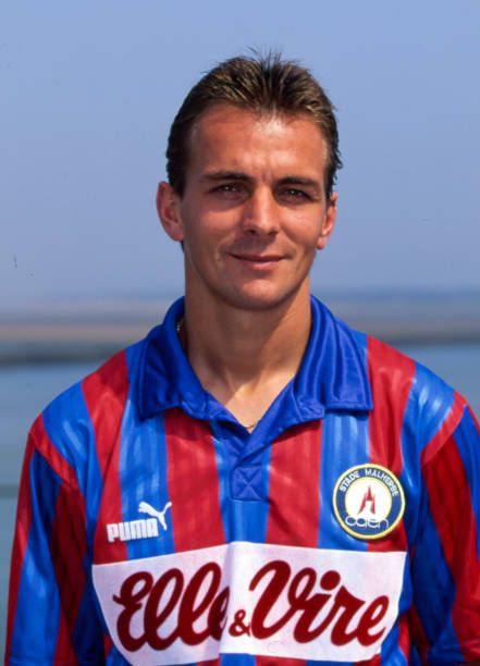 maillot vintage domicile SM Caen 1991/1992 Elle & Vire