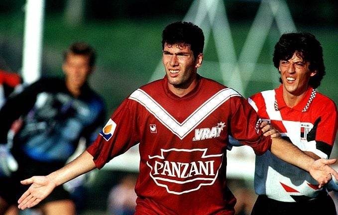maillot vintage extérieur Girondins de Bordeaux 1992/1993 Panzani