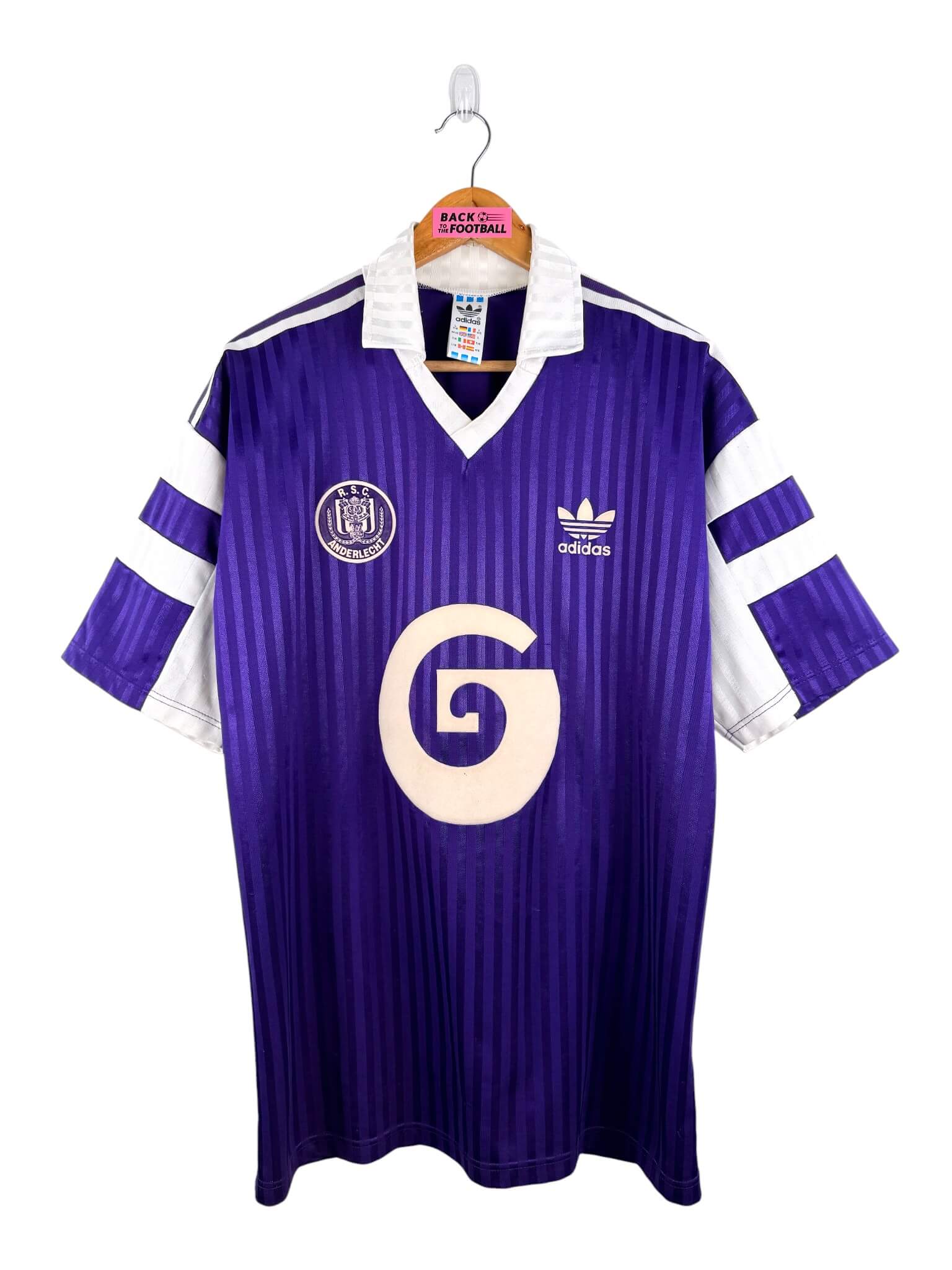 maillot vintage domicile Anderlecht 1990/1992