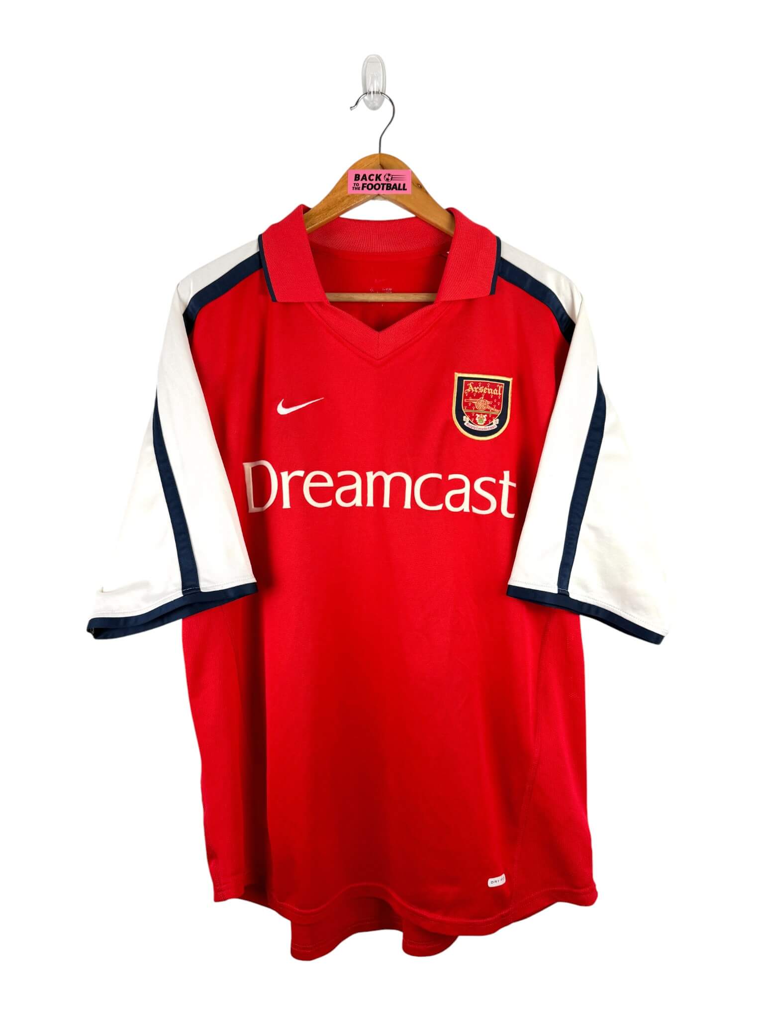 maillot vintage domicile Arsenal 2000/2002 floqué Henry #14