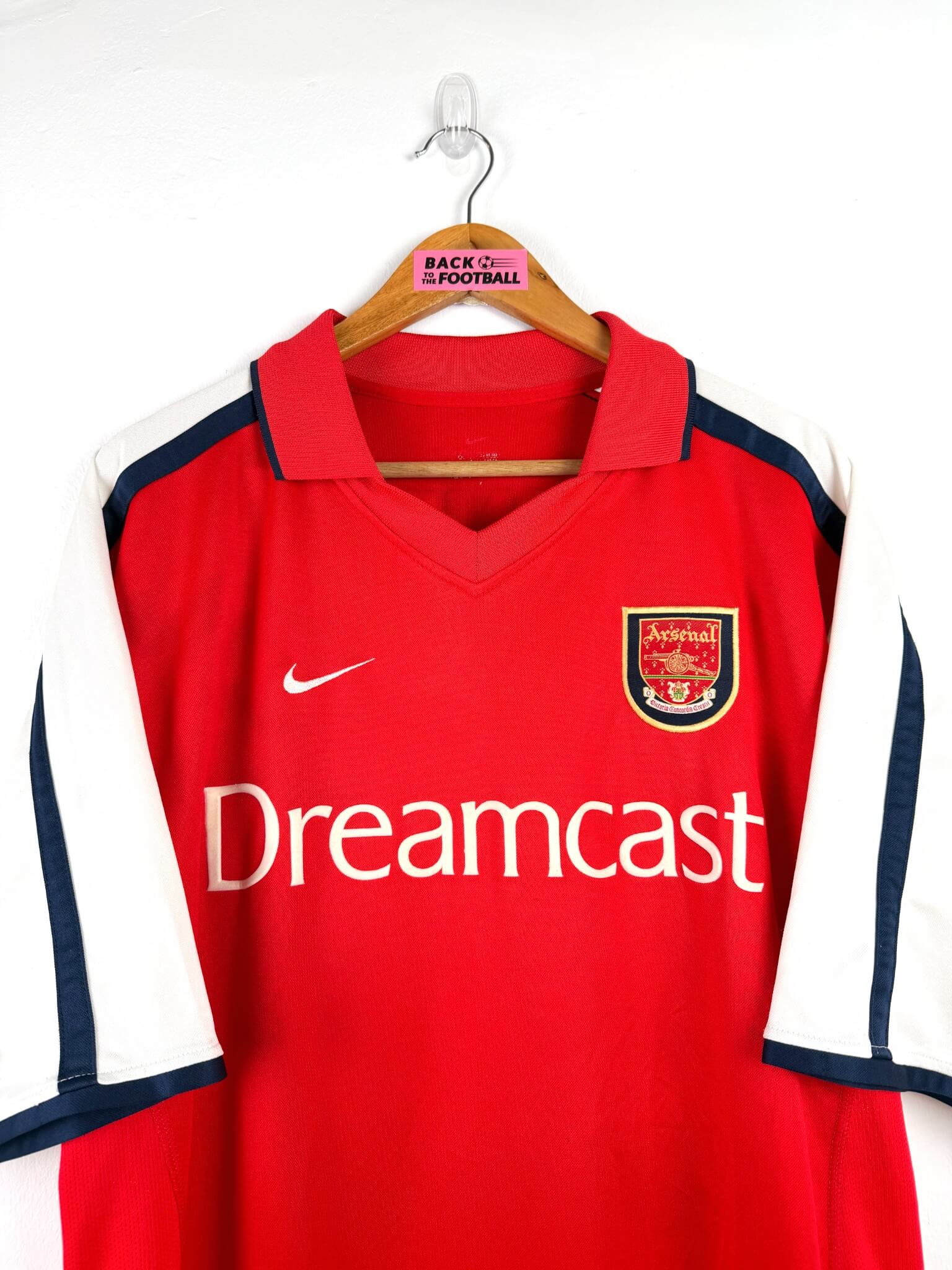 maillot vintage domicile Arsenal 2000/2002 floqué Henry #14