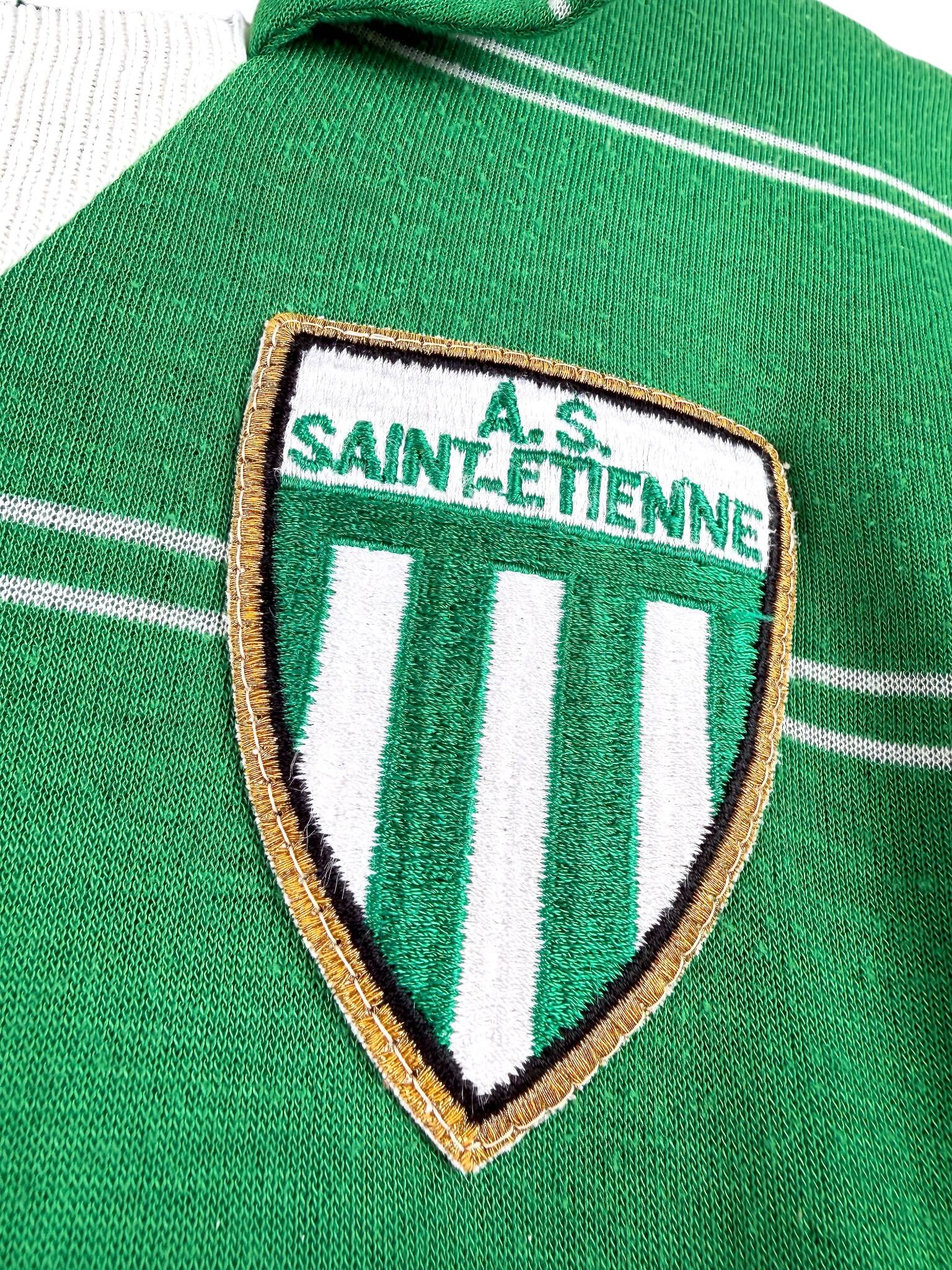 maillot vintage domicile AS Saint-Etienne 1980/1981 manches longues
