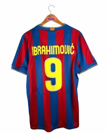 maillot vintage domicile Barcelone 2009/2010 floqué Ibrahimović #9