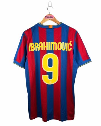 maillot vintage domicile Barcelone 2009/2010 floqué Ibrahimović #9