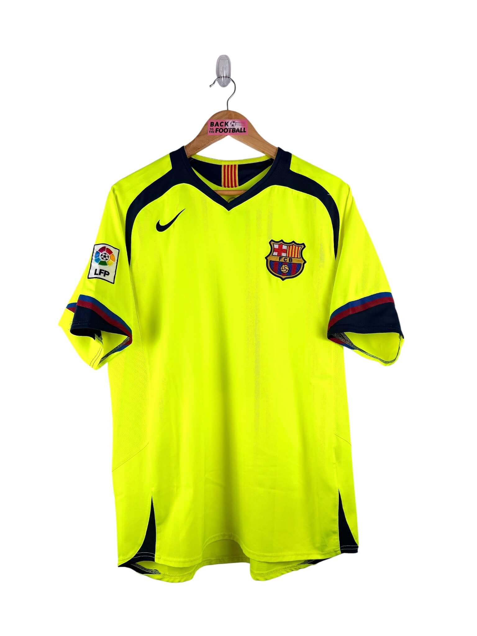maillot vintage extérieur Barcelone 2005/2006 floqué Ronaldinho #10