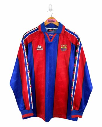 maillot vintage domicile Barcelone 1995/1997 manches longues