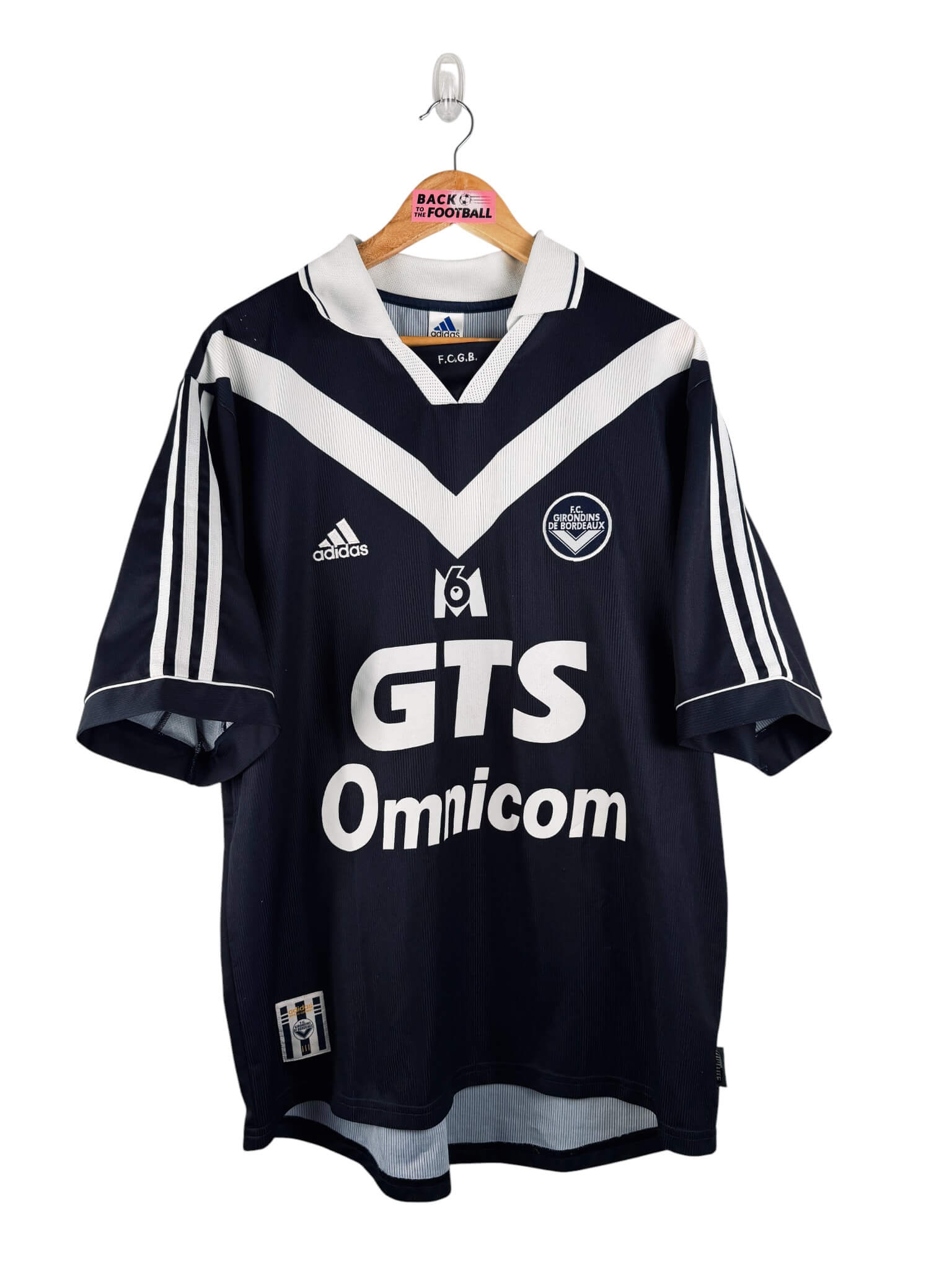 maillot vintage domicile Girondins de Bordeaux 1999/2000