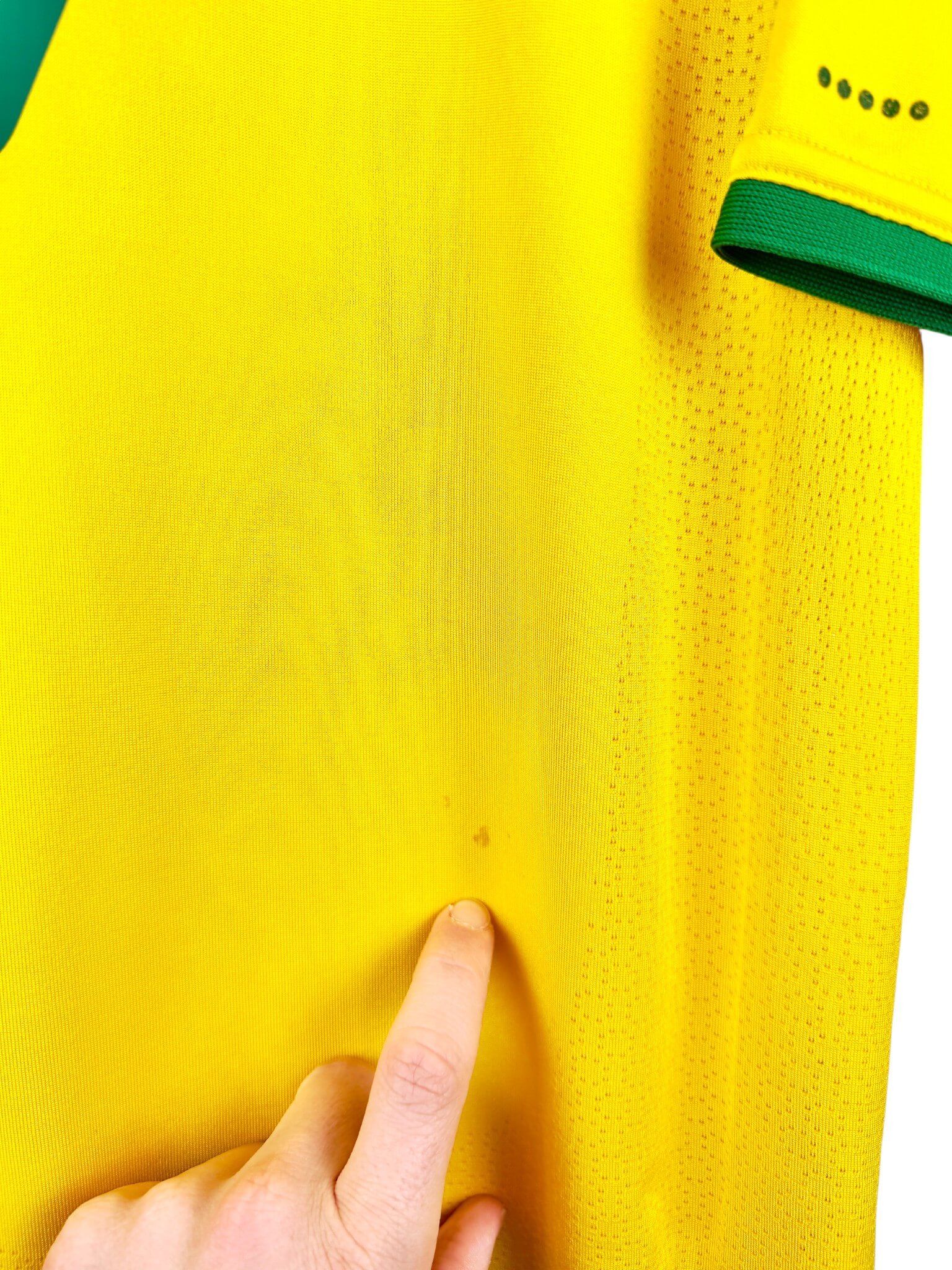 maillot vintage domicile Brésil 2000 floqué Ronaldo #9