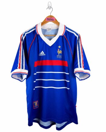 maillot vintage domicile équipe de France 1998 réédition