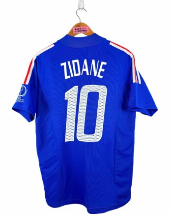 maillot vintage domicile équipe de France 2002 floqué Zidane #10