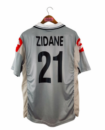 maillot vintage extérieur Juventus 2000/2001 floqué Zidane #21