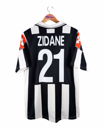 maillot vintage domicile Juventus 2000/2001 floqué Zidane #21