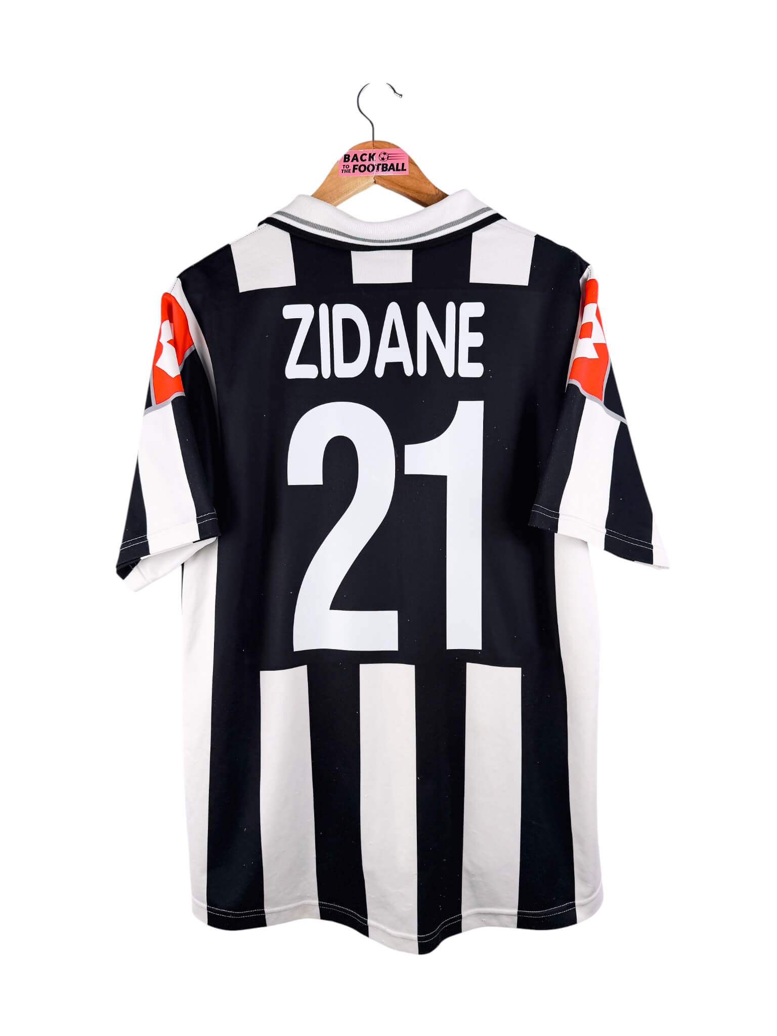 maillot vintage domicile Juventus 2000/2001 floqué Zidane #21