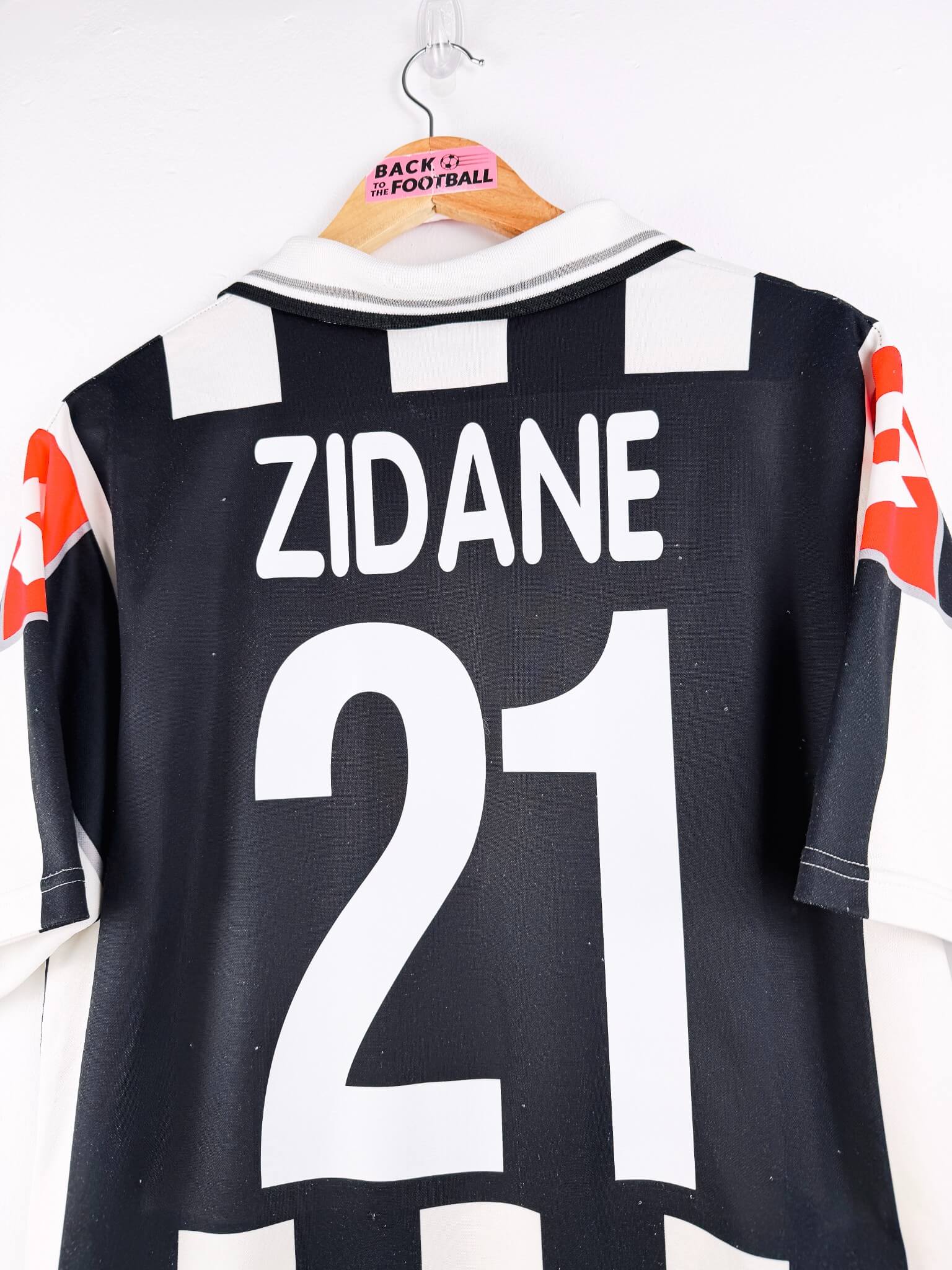 maillot vintage domicile Juventus 2000/2001 floqué Zidane #21
