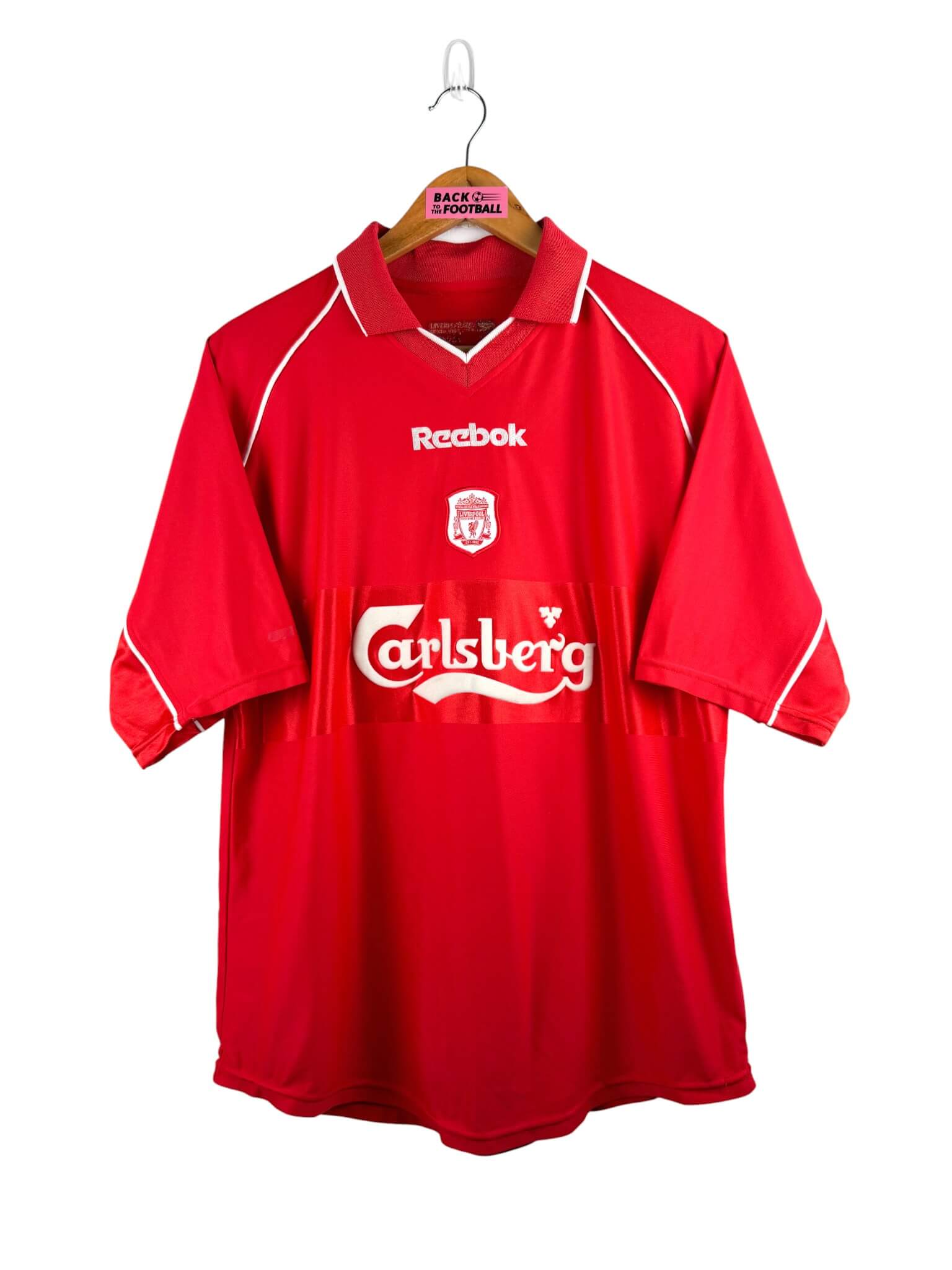 maillot vintage domicile Liverpool 2000/2002 floqué Gerrard #17