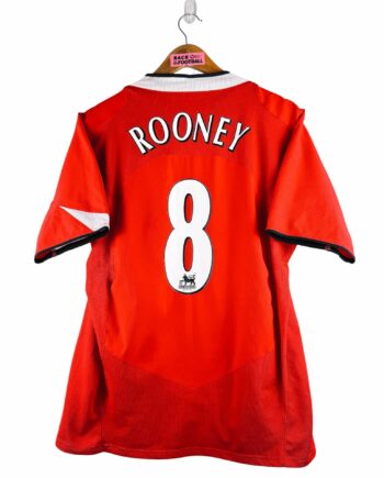maillot vintage domicile Manchester United 2004/2006 floqué Rooney #8