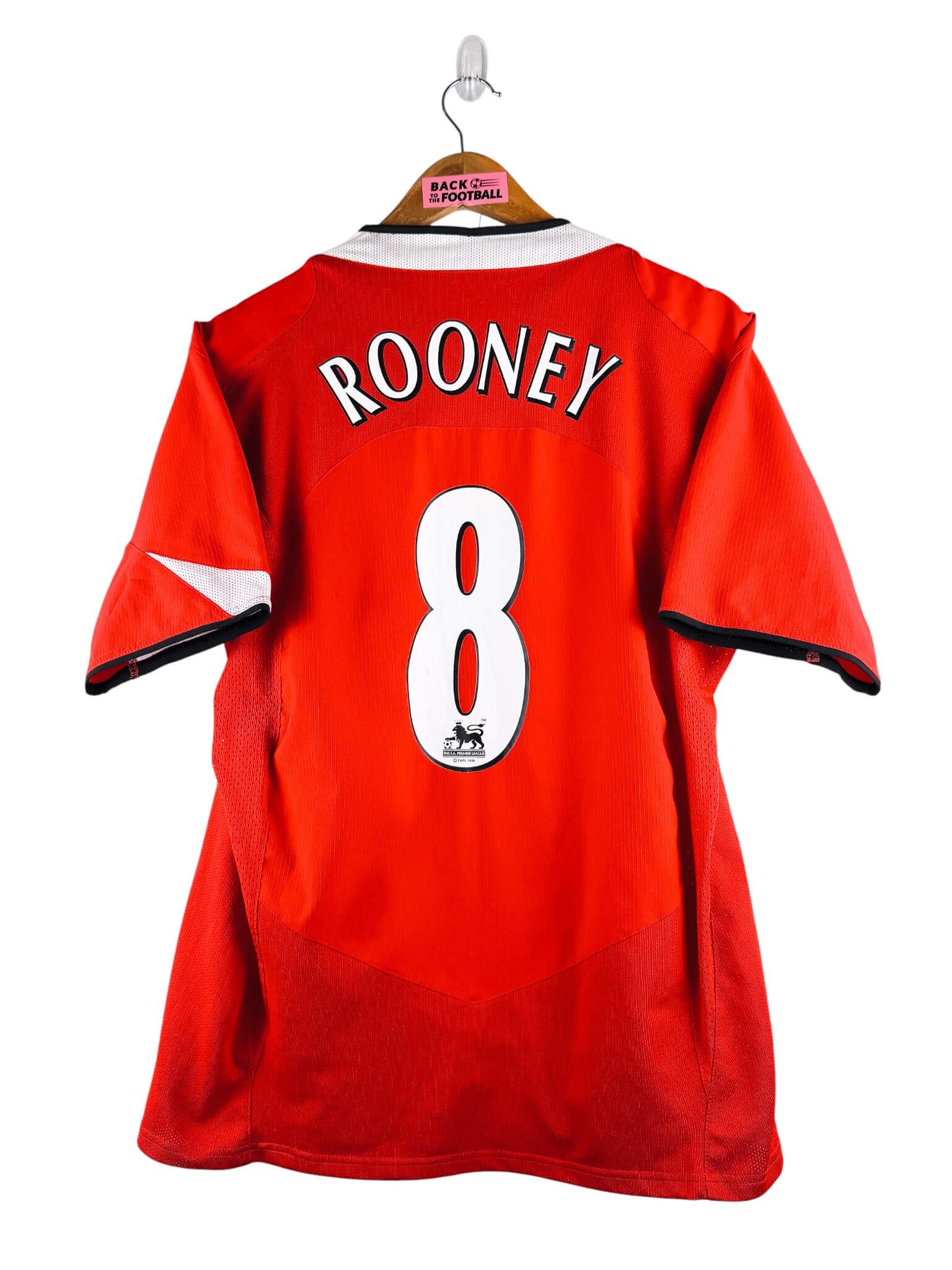 maillot vintage domicile Manchester United 2004/2006 floqué Rooney #8