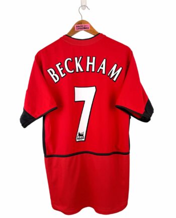 maillot vintage domicile Manchester United 2002/2004 - Beckham #7