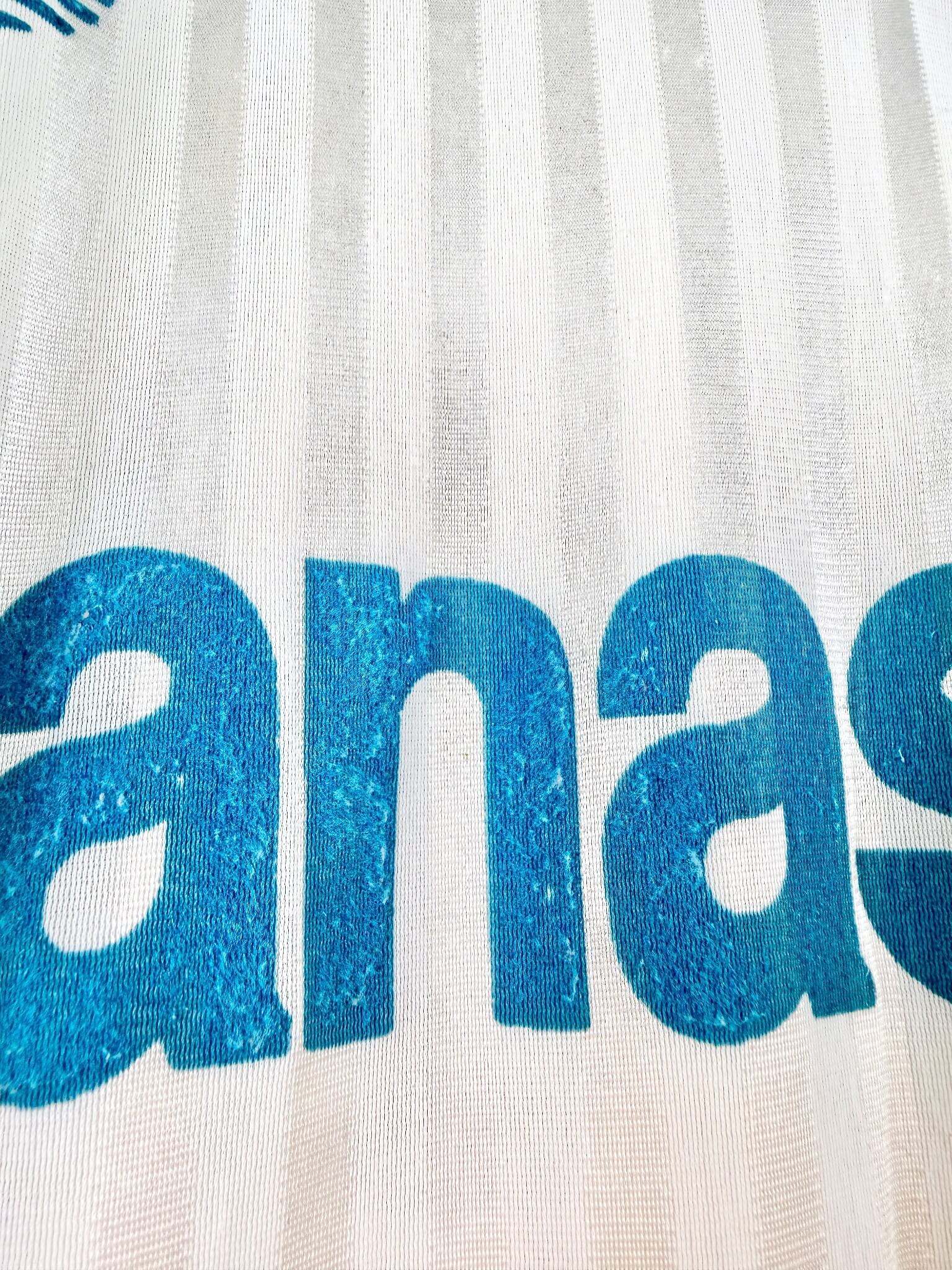 maillot vintage domicile OM 1989/1991 manches longues