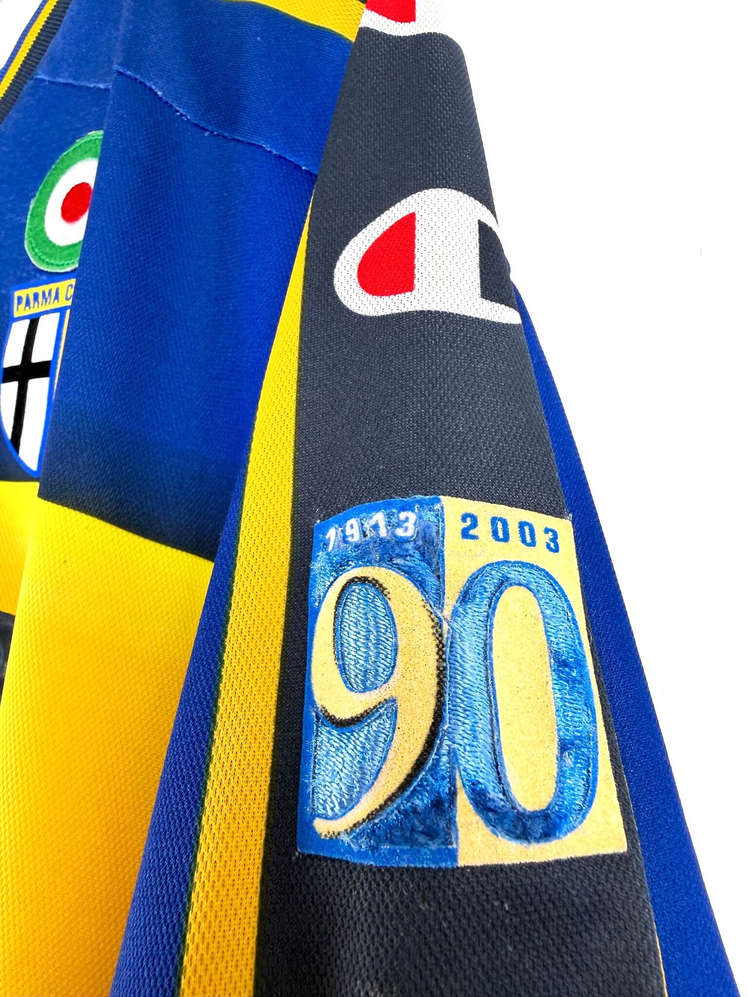 maillot vintage domicile Parme 2002/2003 floqué Nakata #10