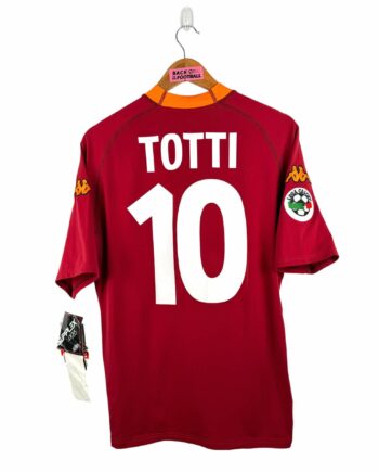 maillot vintage domicile AS Roma 2000/2001 floqué Totti #10