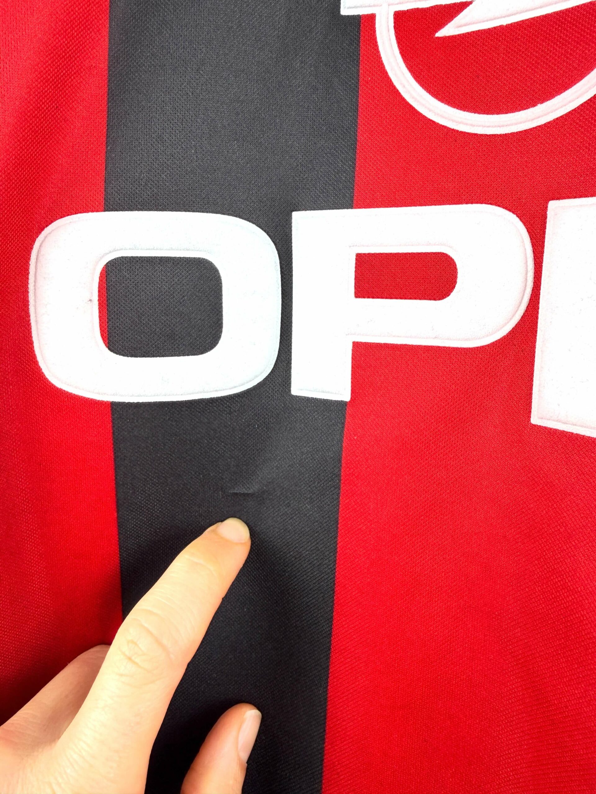 maillot vintage domicile AC Milan 2000/2002 manches longues