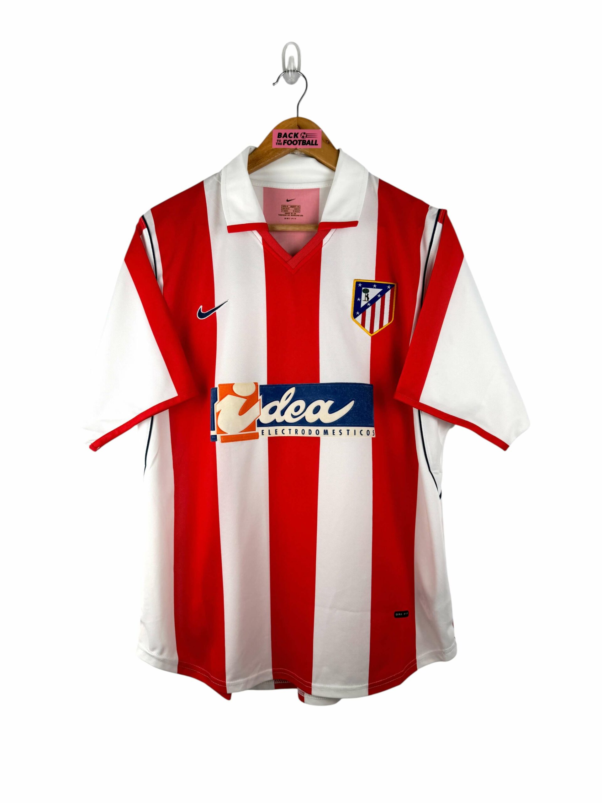 maillot vintage domicile Atlético Madrid 2001/2002 floqué F. Torres #9
